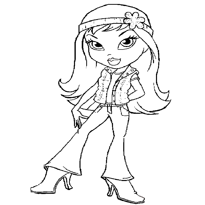  Lovely Bratz Coloring Pages
