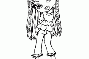 Picture of Bratz Kids Coloring Pages