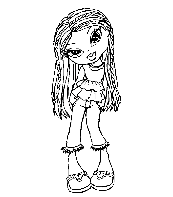 Picture of Bratz Kids Coloring Pages