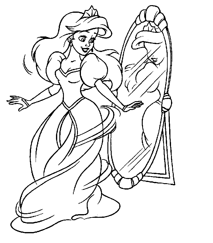  Pretty Princess Coloring Pages