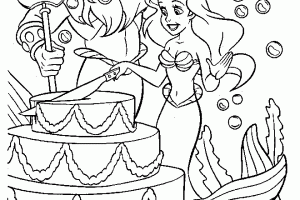 Princess Ariel Free Coloring Pages