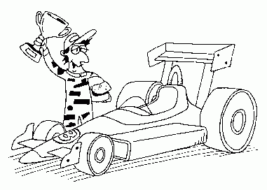 race car Coloring Pages