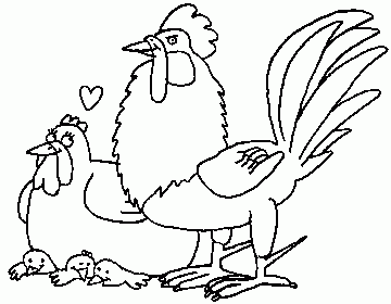rooster Coloring Pages