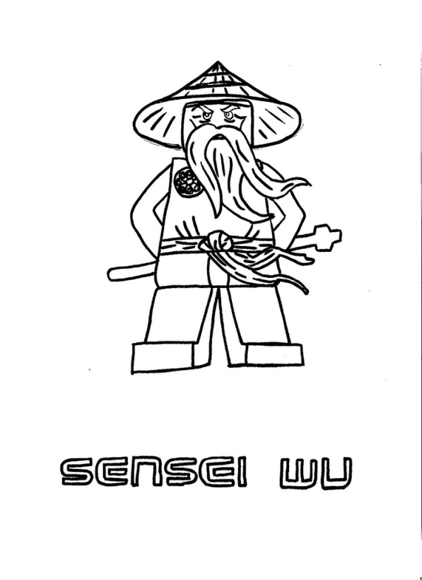  Sensei Wu Ninjago Coloring Pages For Kids