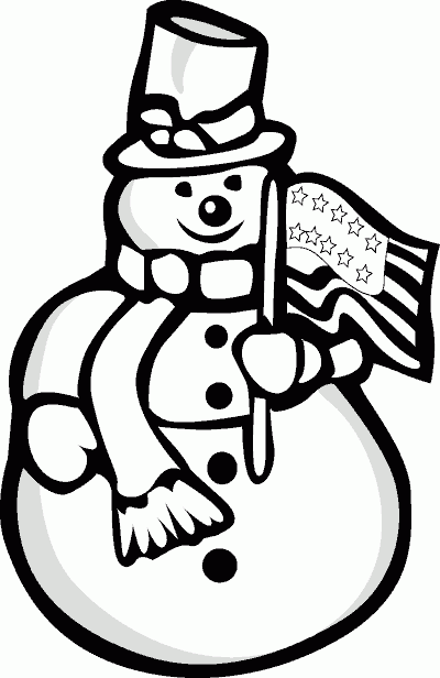snowman Coloring Pages