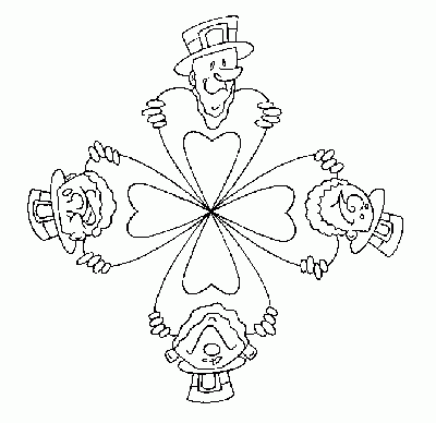 four faces Coloring Pages