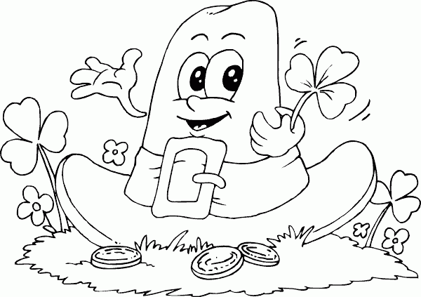 waving hat Coloring Pages
