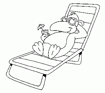 tan penguin Coloring Pages
