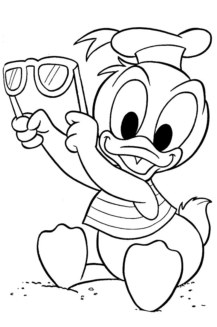  Baby Donald Coloring Pages