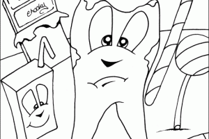 Bad Tooth Coloring Pages