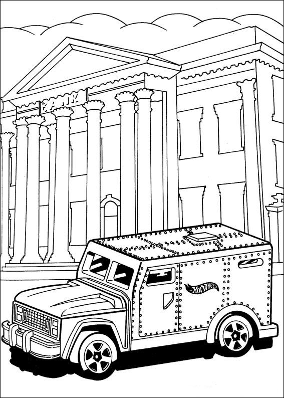  Bank truck hot wheels coloring pages 3 hot wheels coloring pages 4 hot wheels