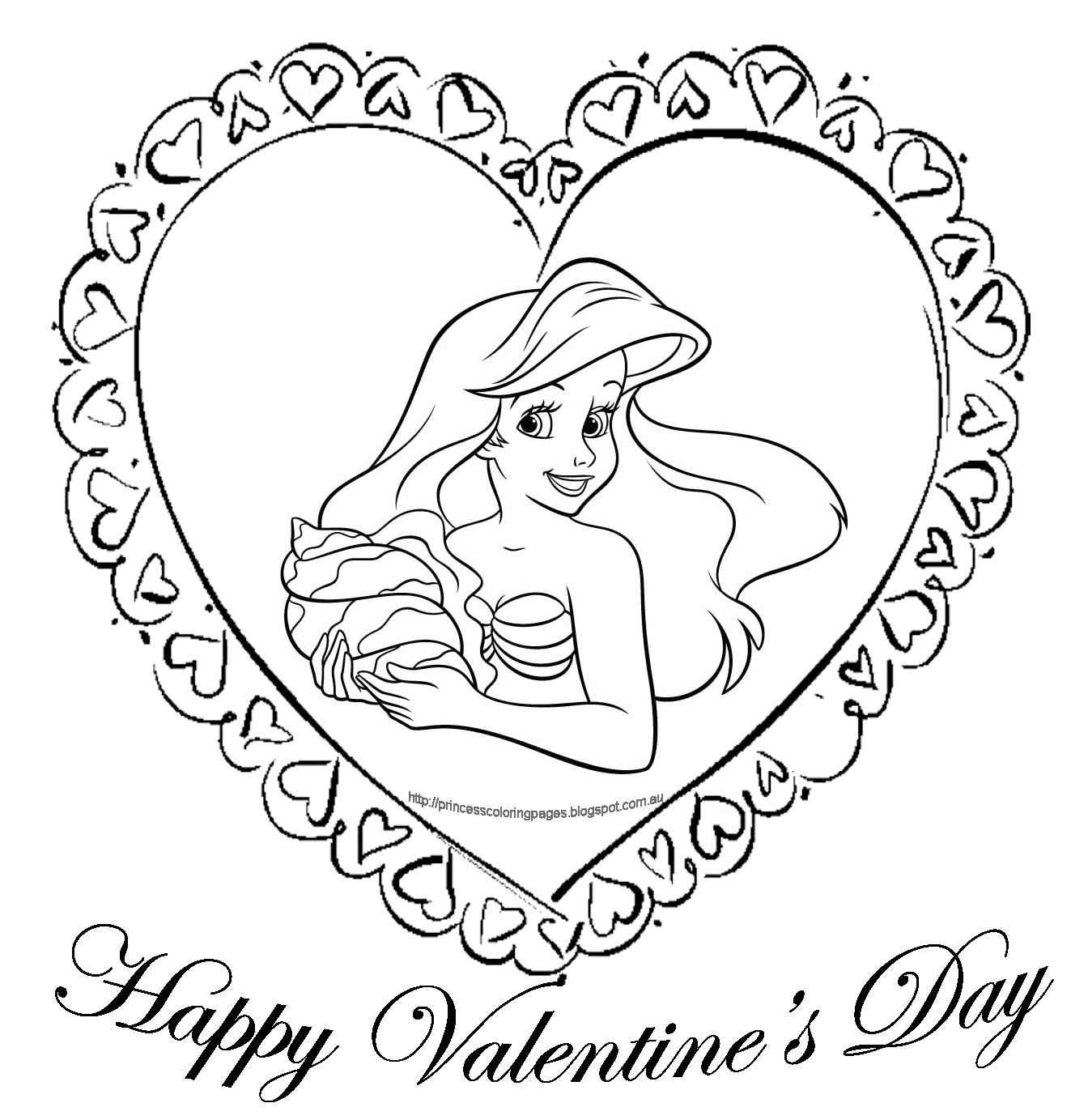  Barbie Valentine Coloring Pages