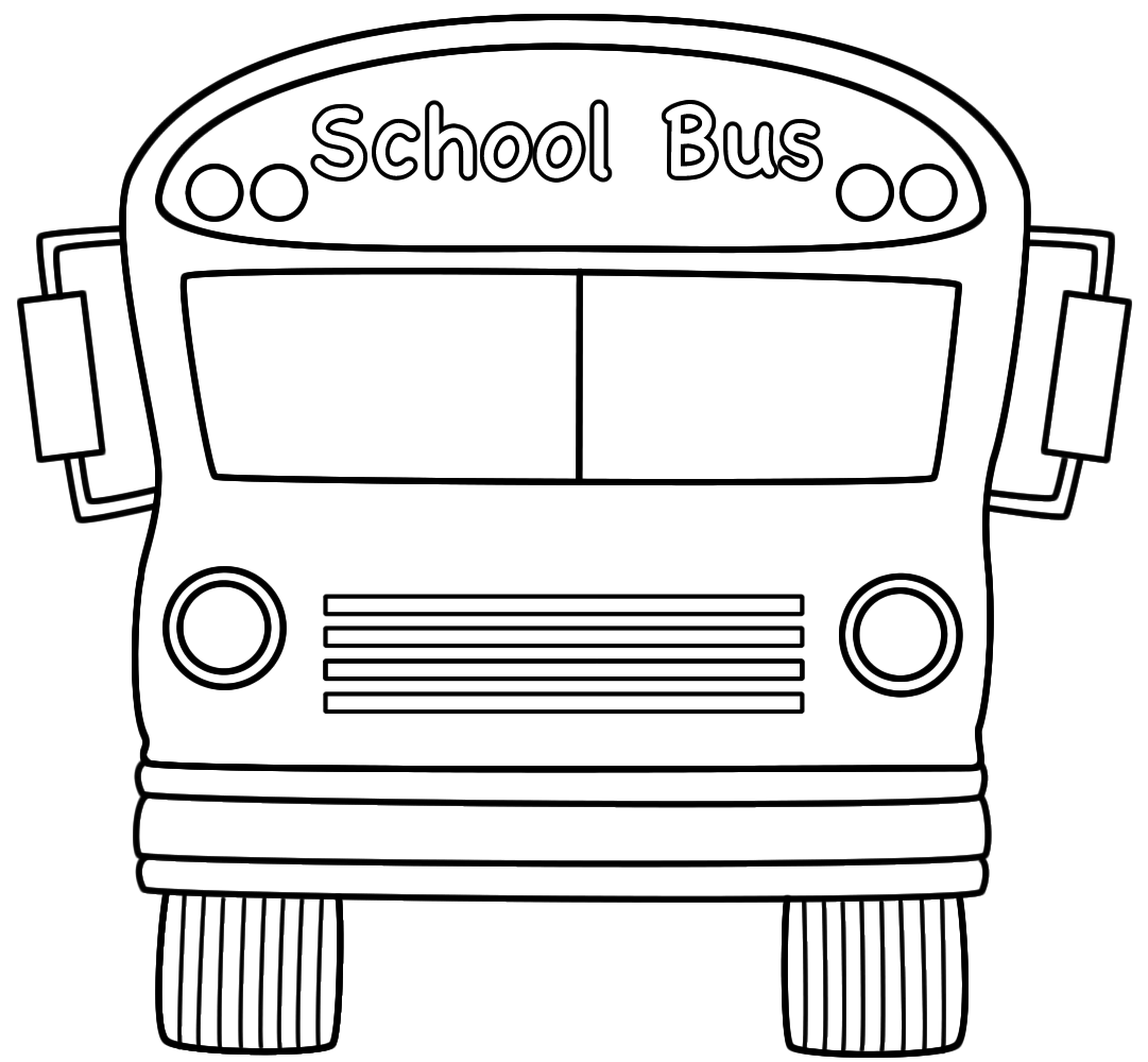  Big School Bus Coloring Pages
