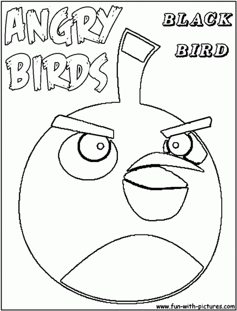 Black home angry birds coloring pages angry birds space coloring pages