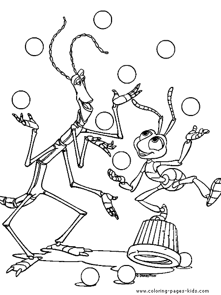 Circus a Bug's Life coloring pages - Coloring pages for kids coloring
