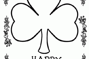 Coloring Pages Of Shamrocks