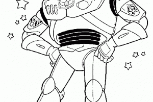 Cool Buzz Lightyear Toy Story Coloring Pages