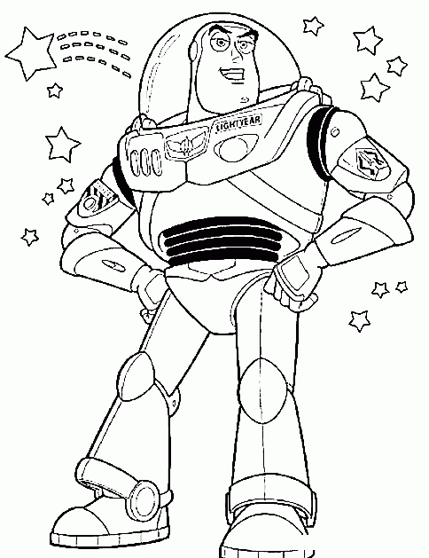  Cool Buzz Lightyear Toy Story Coloring Pages