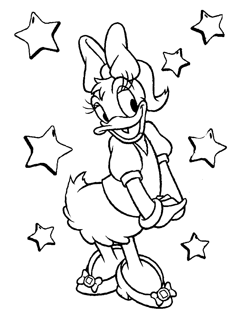 Free Printable Daisy Duck Coloring Pages Coloring And Malvorlagan
