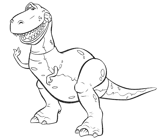  Dino Toy story Coloring pages