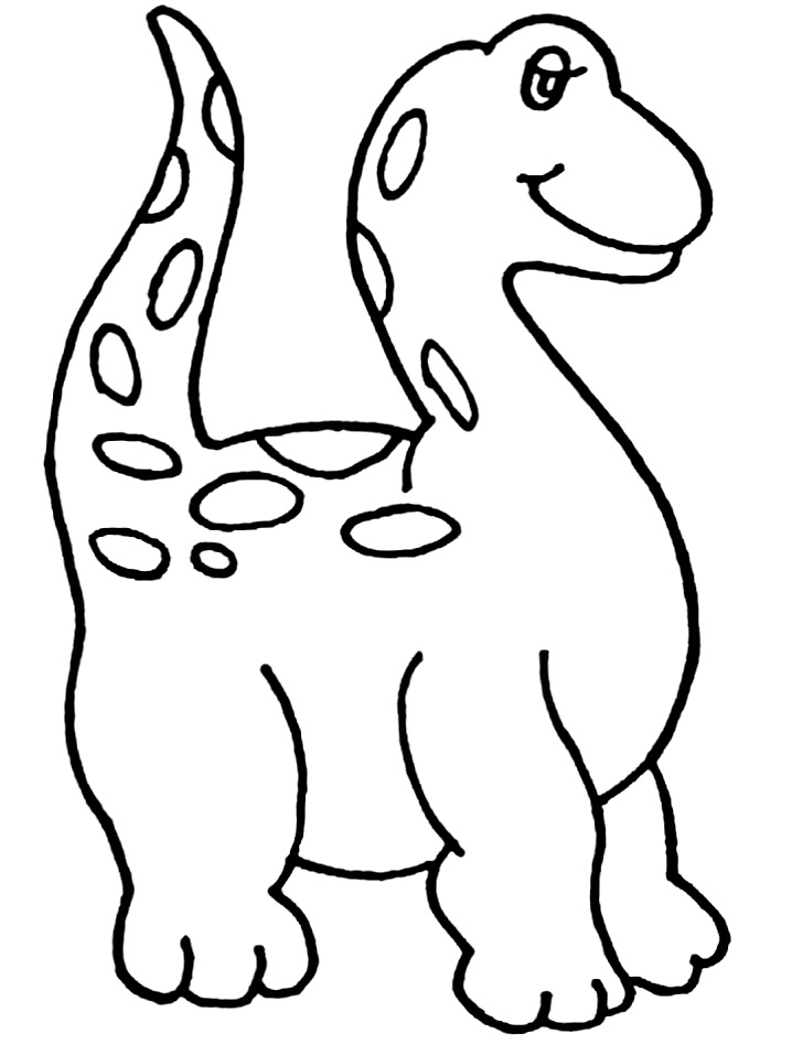  Dinosaur Preschool Coloring Pages