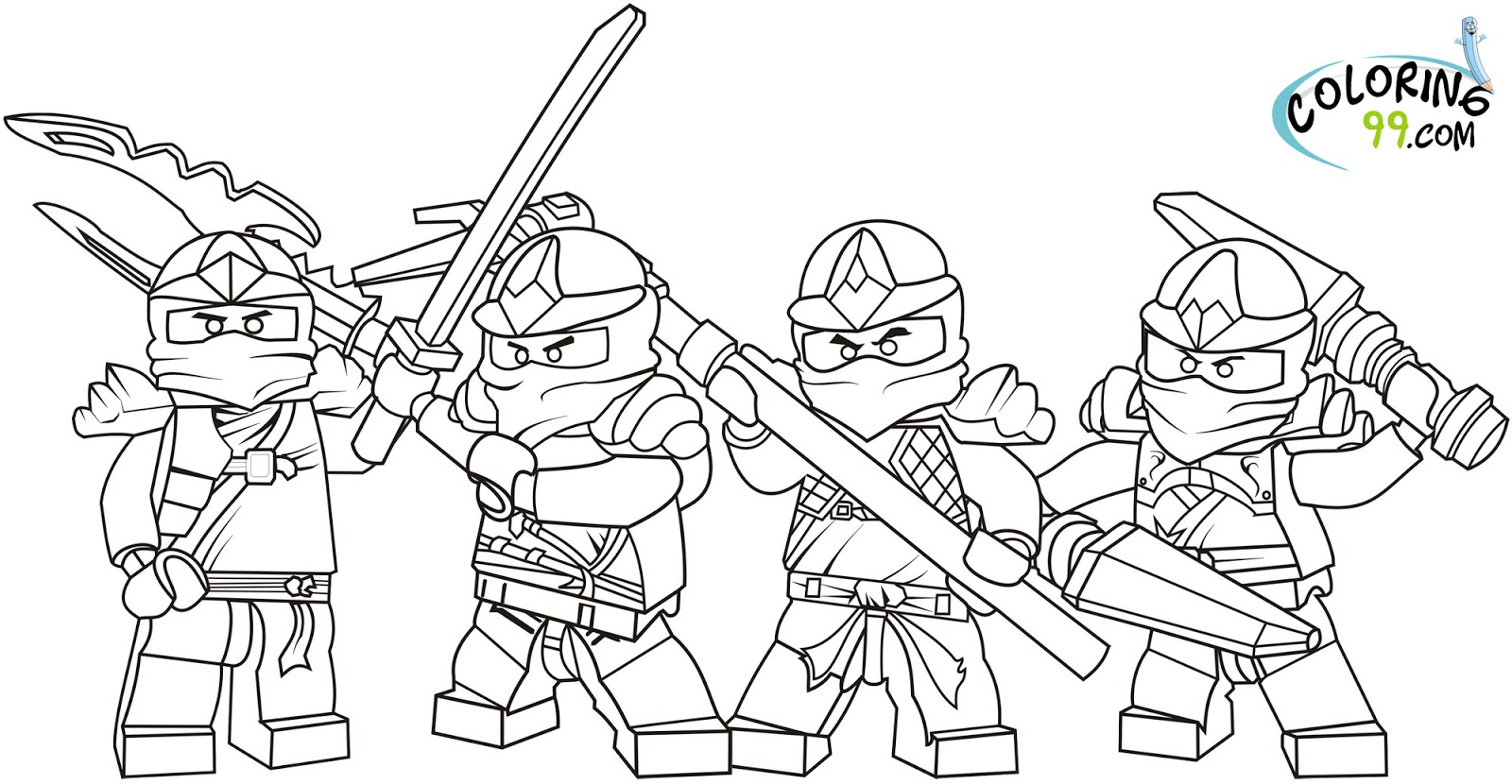  Fighting Lego Ninjago Free  Coloring Pages – Free Printable Pictures Coloring Pages