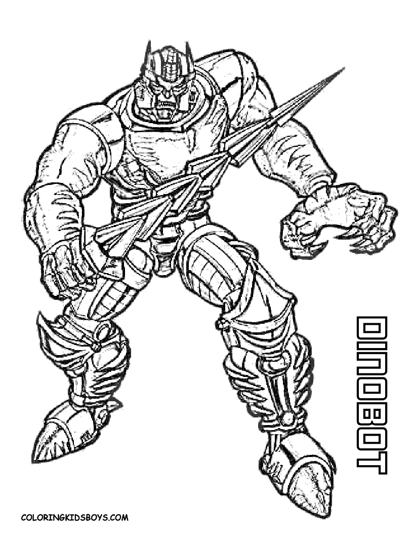 Free Dinobot Transformers Coloring Pages >> Disney Coloring Pages