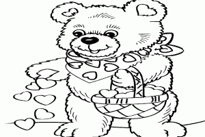 Free teddy Bear Printable Color Pages Preschool