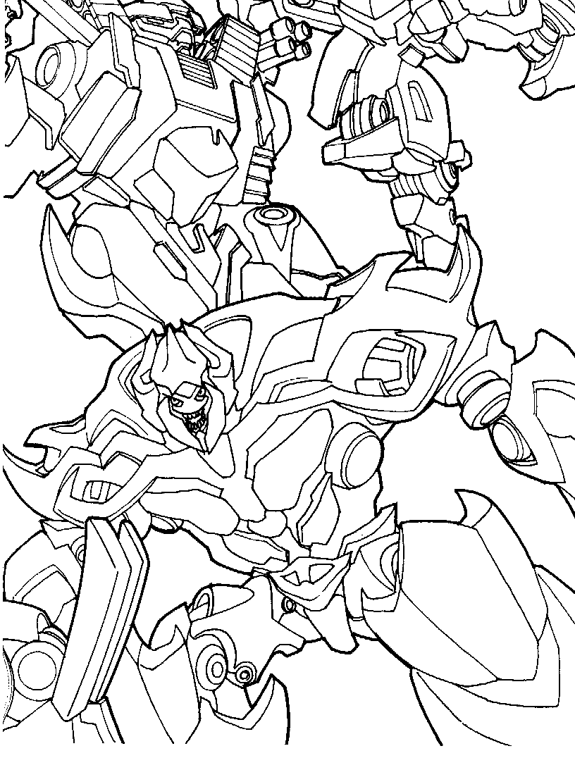  Free transformers coloring pages