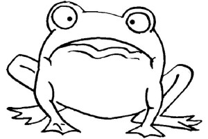 Frog Animals Free Coloring Pages  | Child Coloring Page
