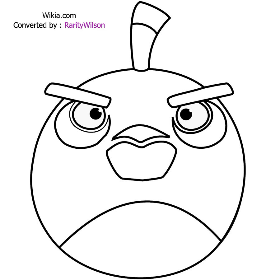  Funny Black Bird Angry Birds Coloring Pages.jpg