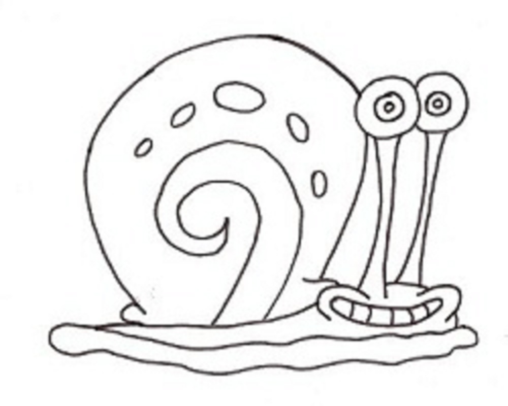  Gary Spongebobs Snail Coloring Pages
