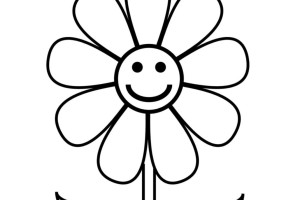 Happy flower coloring pages flower coloring pages 2 flower coloring pages 3