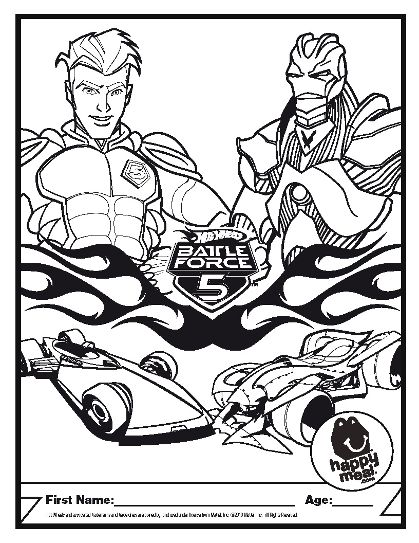 Heros Hot wheels coloring pages - Coloring Pages