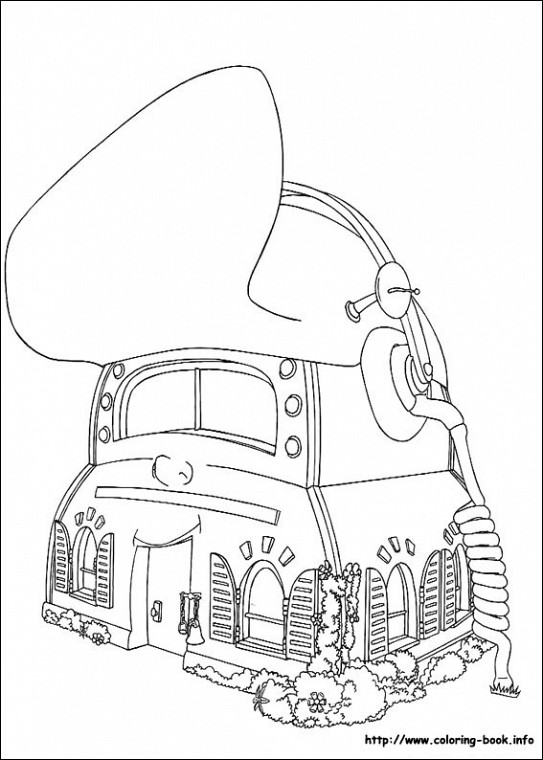  House adiboo Free coloring pages