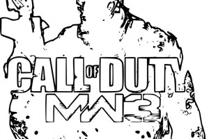 Image Duty MW3 Free Coloring Pages