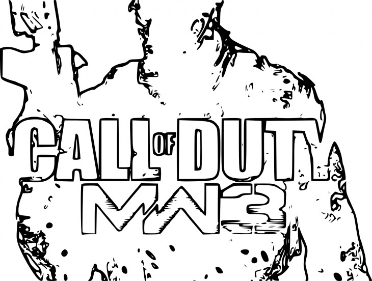  Image Duty MW3 Free Coloring Pages