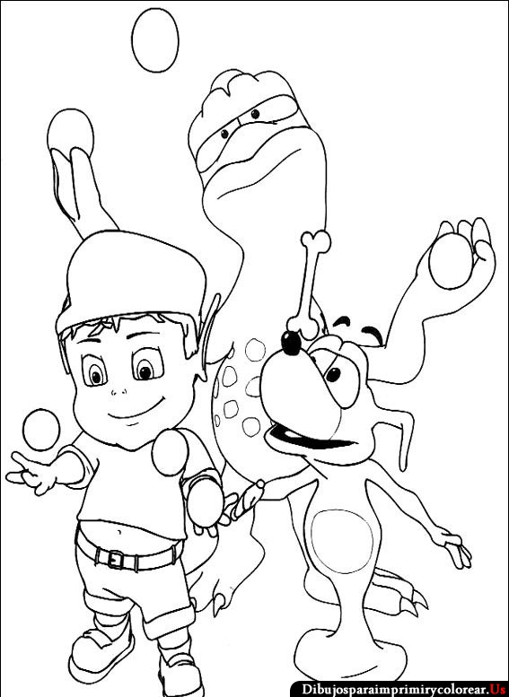 Juggling Adiboo Coloring Pages Free