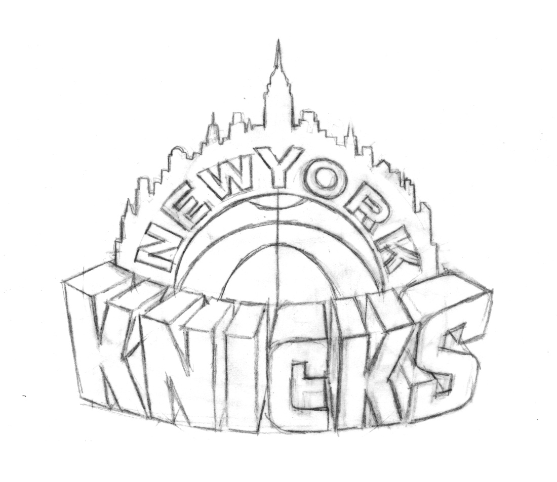 Knicks New-York Nba logo free coloring pages – Coloring Pages & Pictures