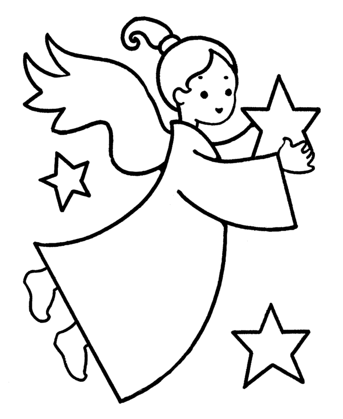  Little Angel Coloring Pages For Preschool