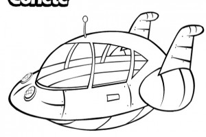 Little Einsteins Plane Coloring Pages