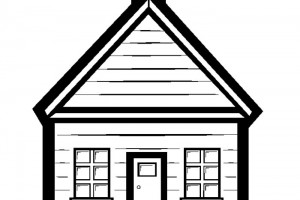 Little School House Coloring Pages