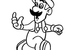 Luigi and Mario Bros Coloring Pages Mario-bros-coloring-page-4 â€“ Free Coloring