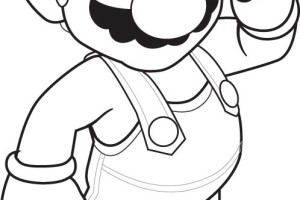 Mario Bros coloring pages give the best facilities for childrenâ€™s