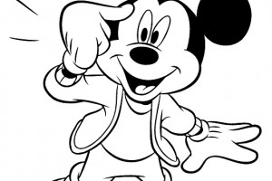 Mickey Mouse Coloring Pages For Kids