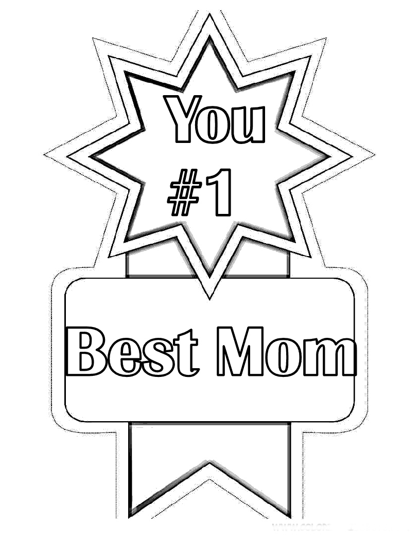  Mothers Day Preschool Coloring Pages