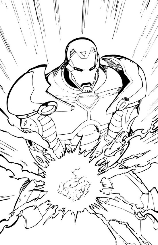  New Iron Man Coloring Pages