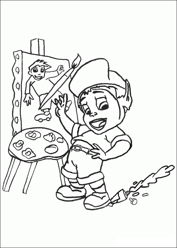 Paint Adiboo Coloring Pages 3 - Free Printable Coloring Pages