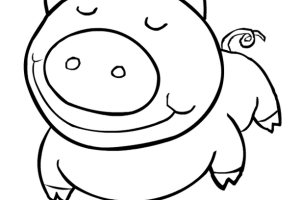 Pig Farm animal coloring pages