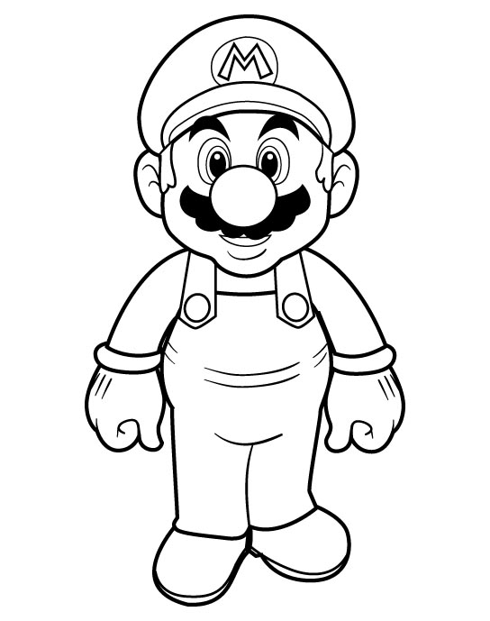  Real Mario Bros Coloring Pages Mario bros coloring pages 5 â€“ Free Coloring Page
